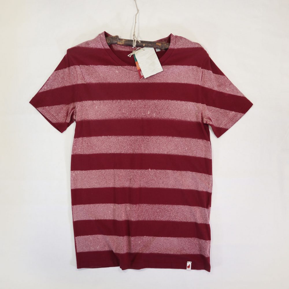 Stripes model organic cotton tshirt
